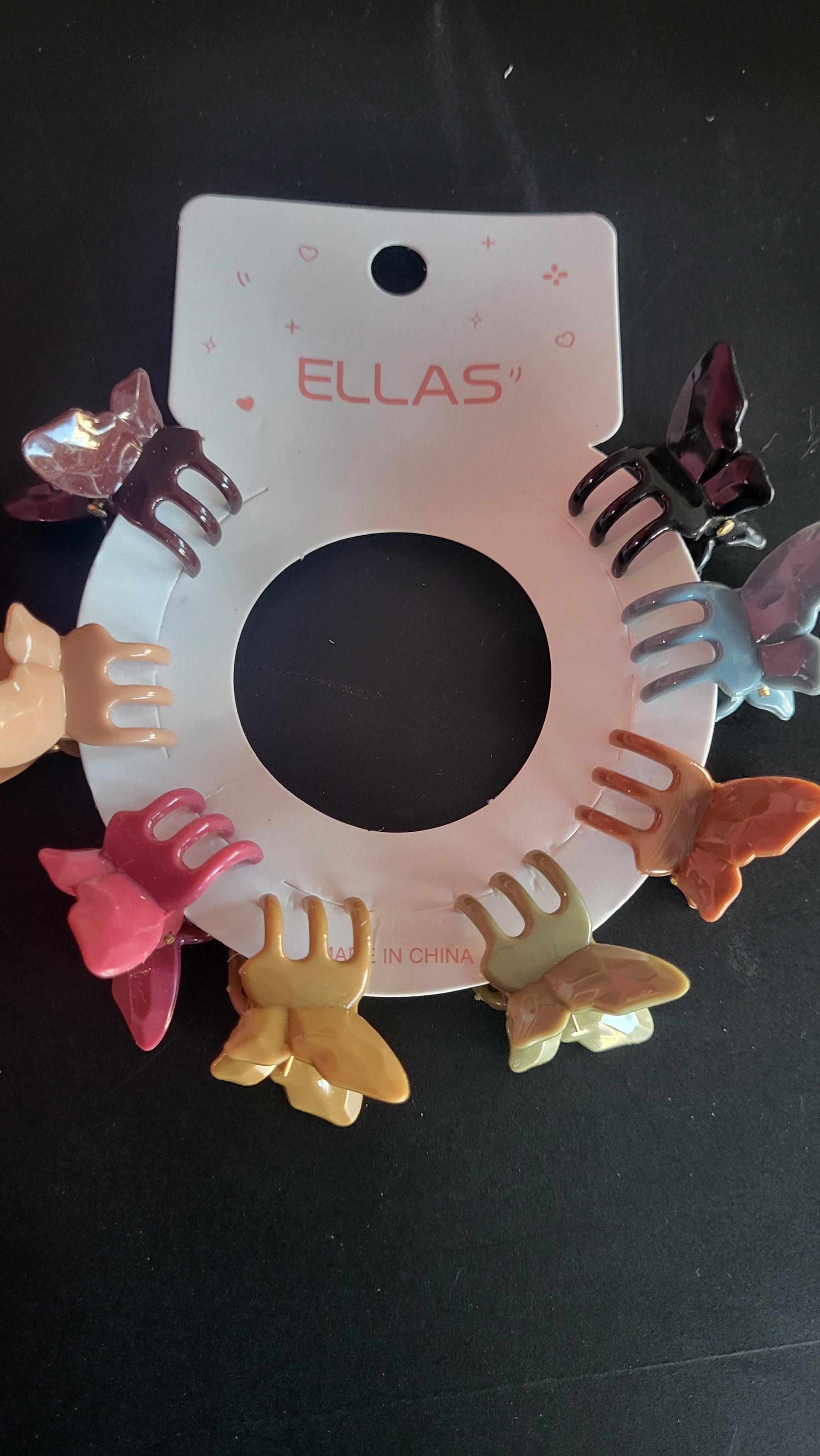 ELLAS Butterfly Hair Claw Clips