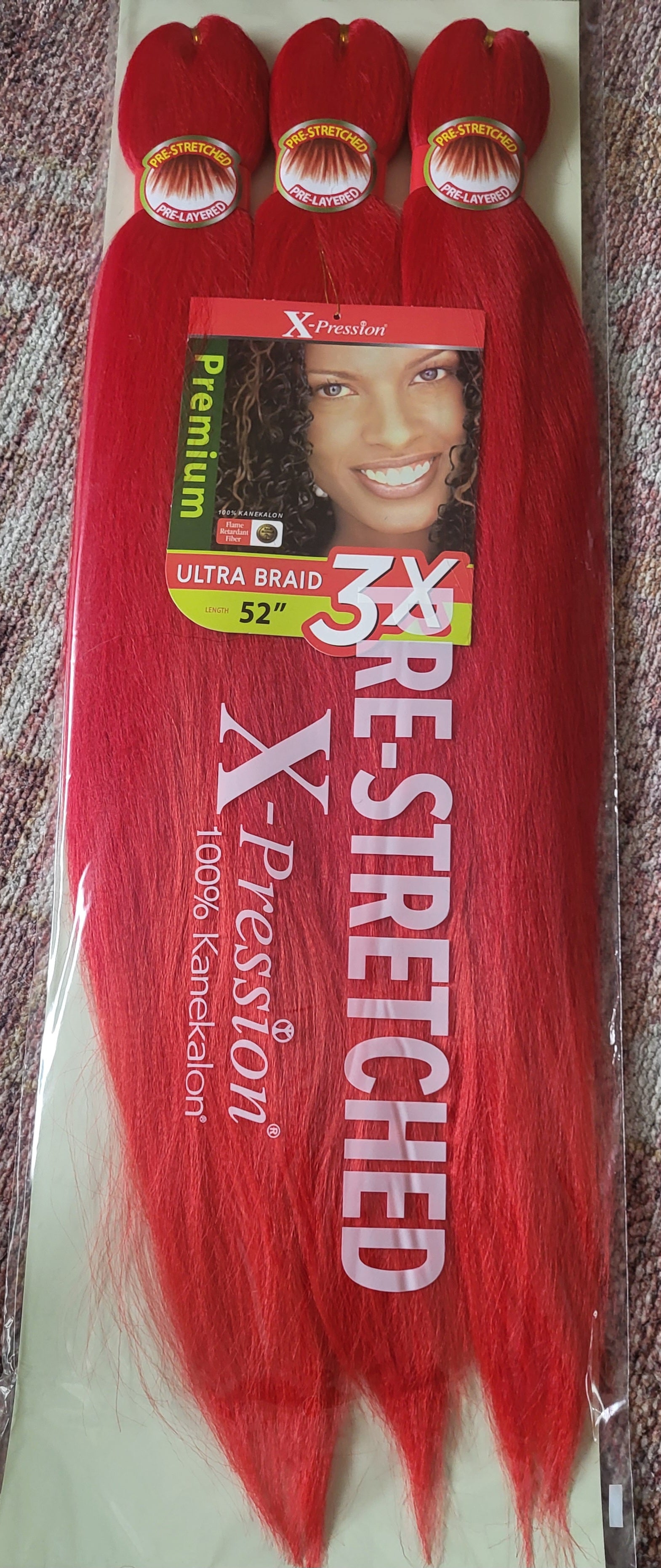 X-Pression Red Ultra Braid