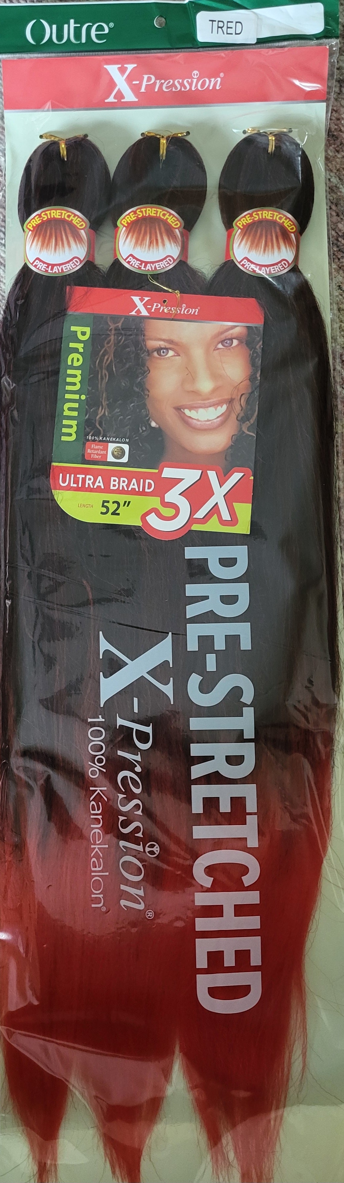 Outre X-Pression Ultra Braid T-Red