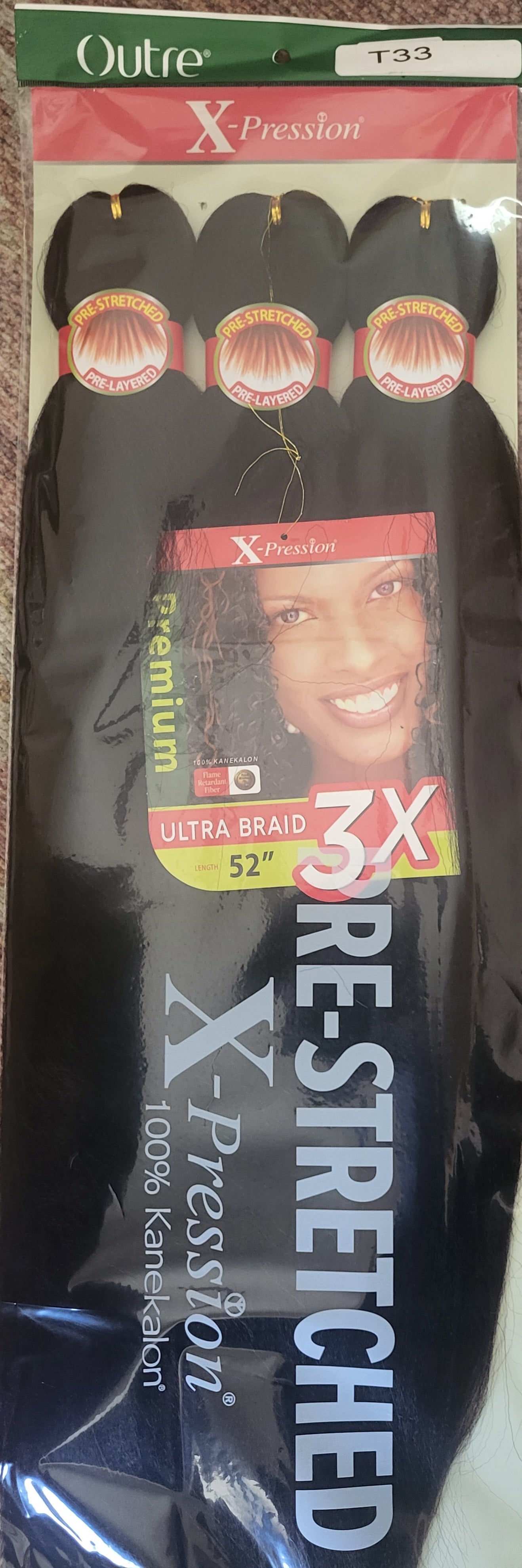 Outre X-Pression Pre-Stretched Braid
T33