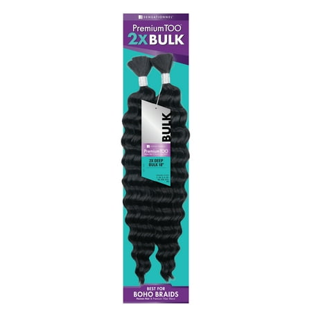 Sensationnel PremToo 2x Deep Bulk 18-Inch Human Hair Blend