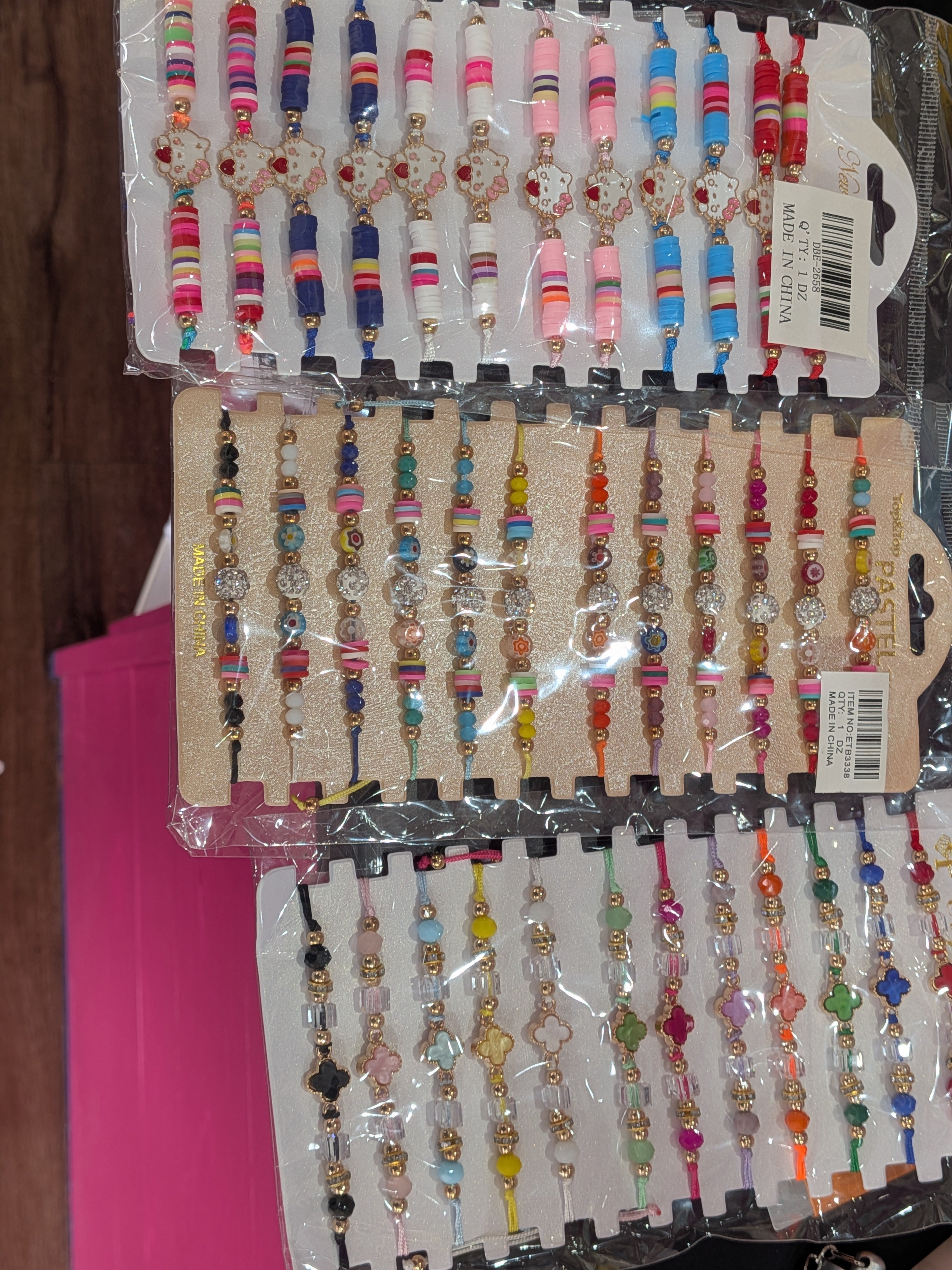Colorful Beaded Friendship Bracelets