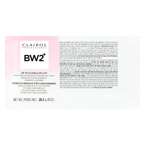 Clairol Professional BW2+ Powder Lightener, 1 Oz. Highlights