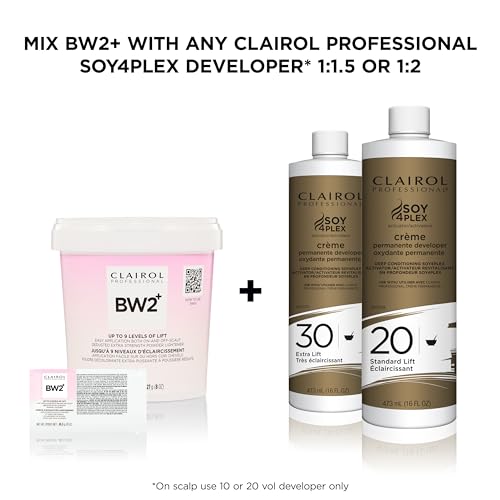 Clairol Professional BW2+ Powder Lightener, 1 Oz. Highlights