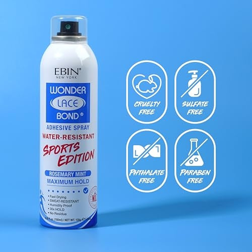EBIN Wonder Lace Bond Spray Sports Edition 2.7oz Pack of 1