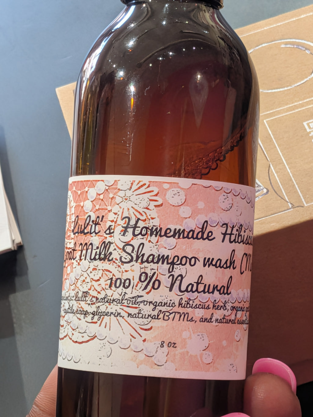 Lulu's Hibiscus Goat Milk Shampoo