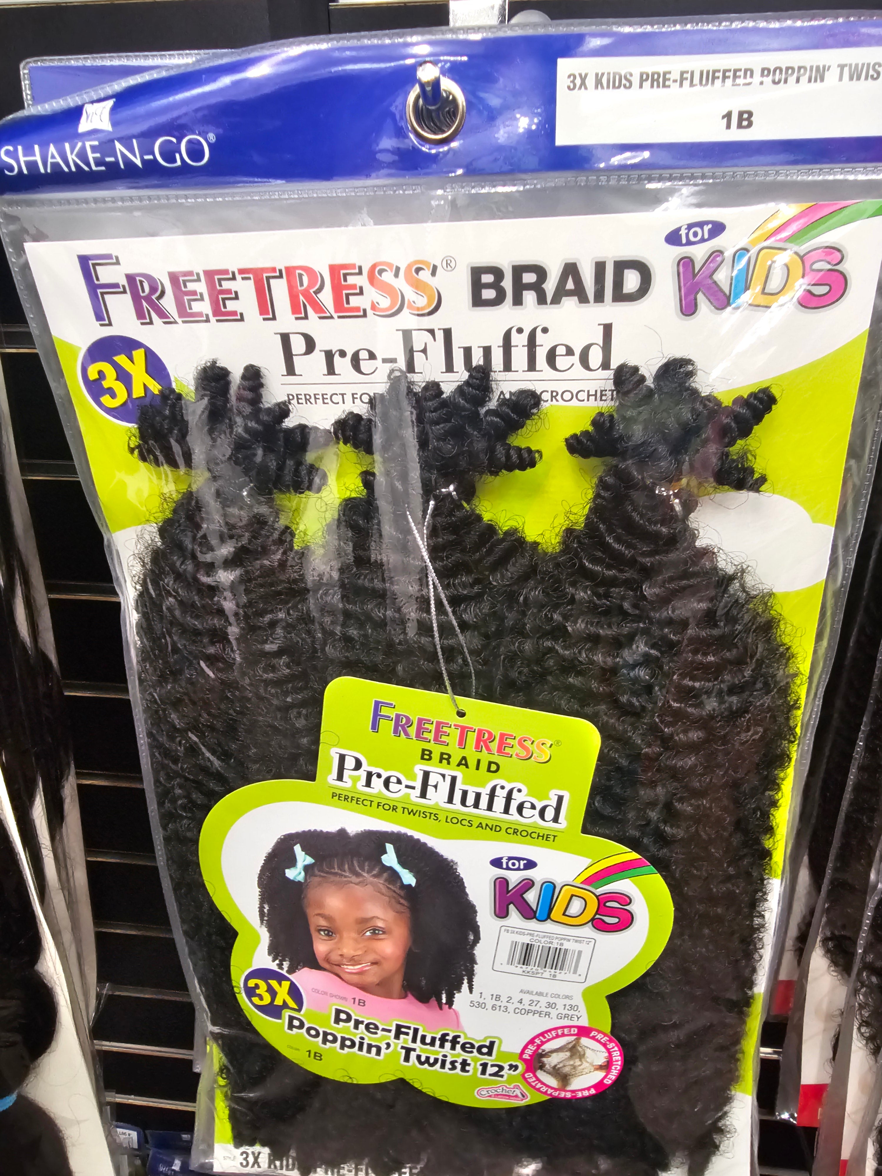 Freetress Kids Pre-Fluffed Braid