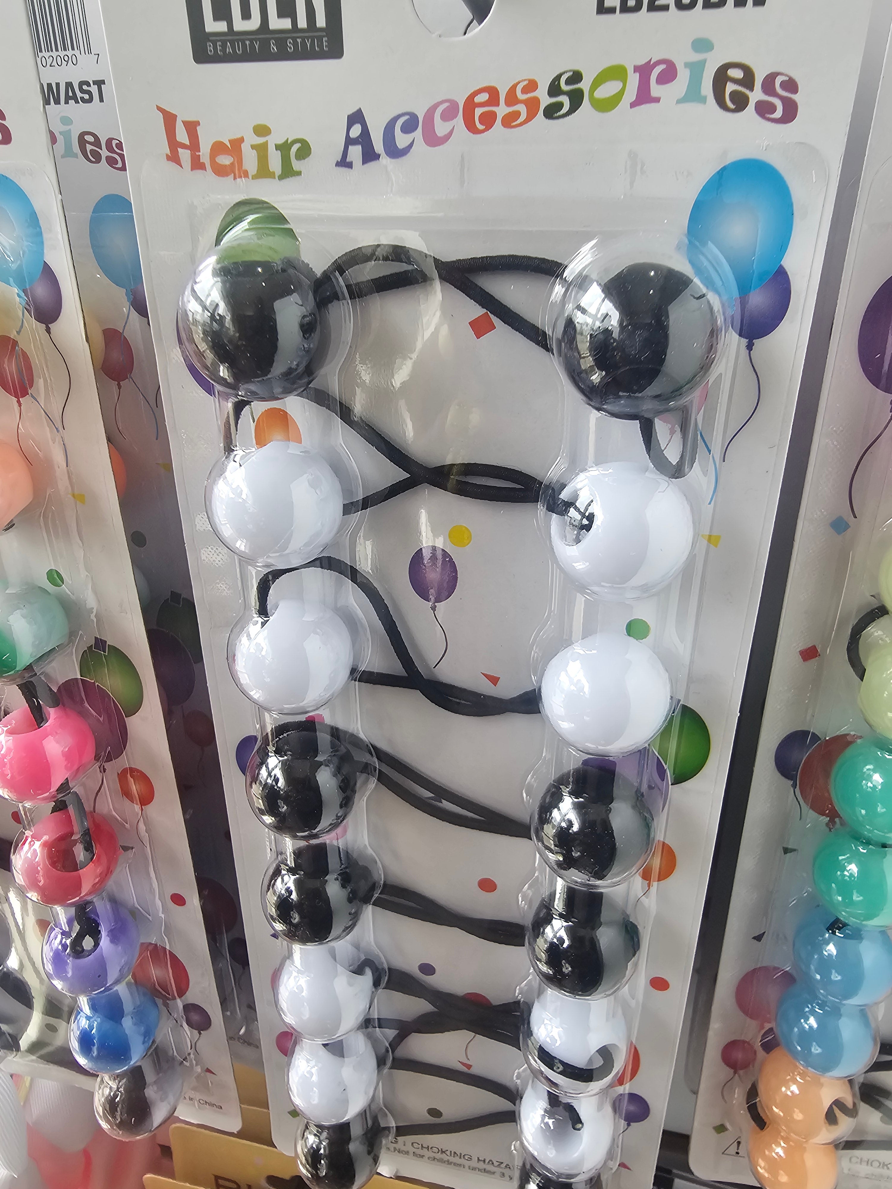 Eden Black & White Hair Ties