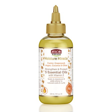 African Pride Moisture Miracle Essential Oil, 4 Oz
