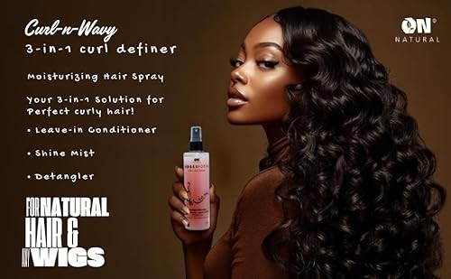 On Natural Curl-N-Wavy Curl Definer, 8 Fl Oz, Pack of 1