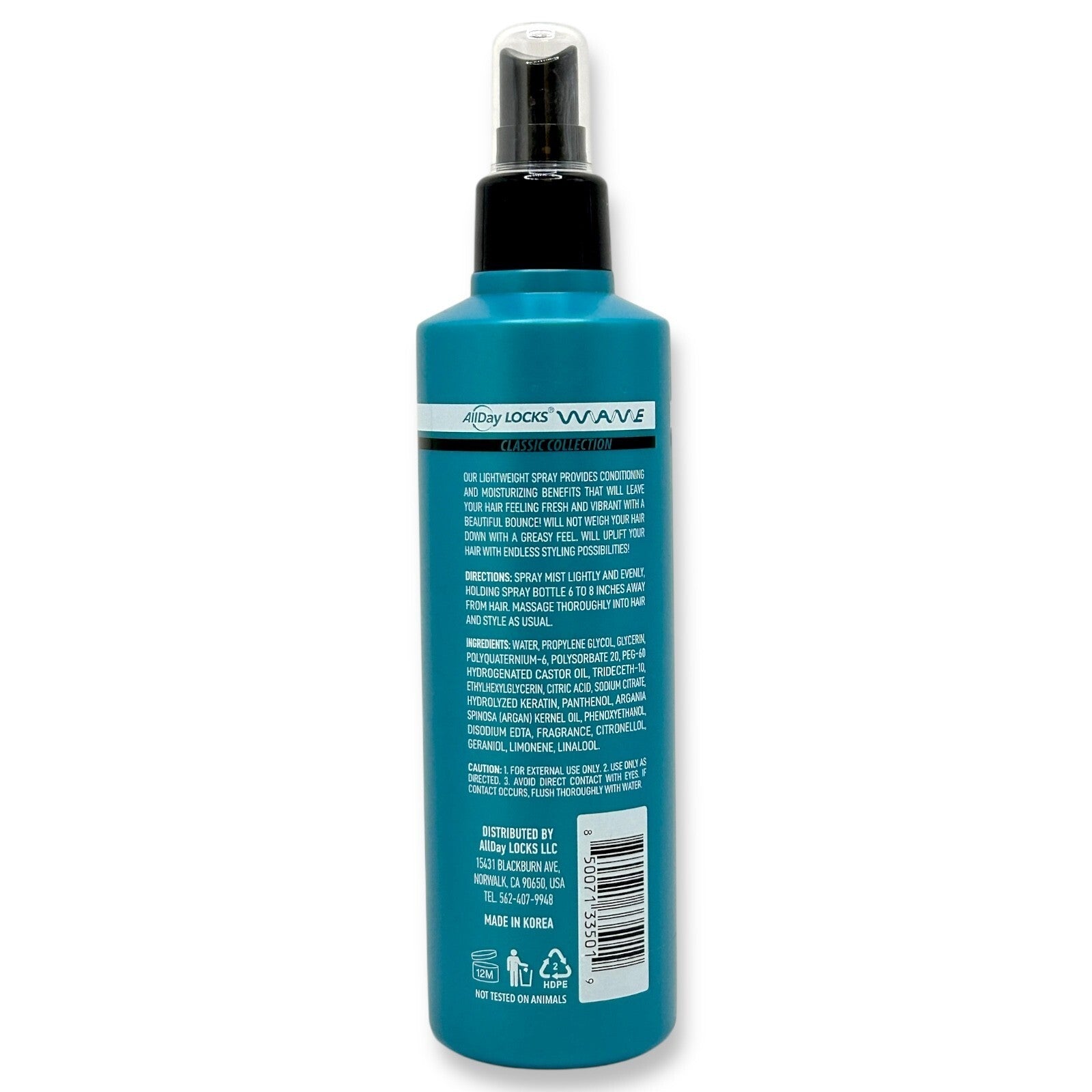 ALLDAY LOCKS Wave Moisturizing Hair Mist 7.7 Oz Free Shipping