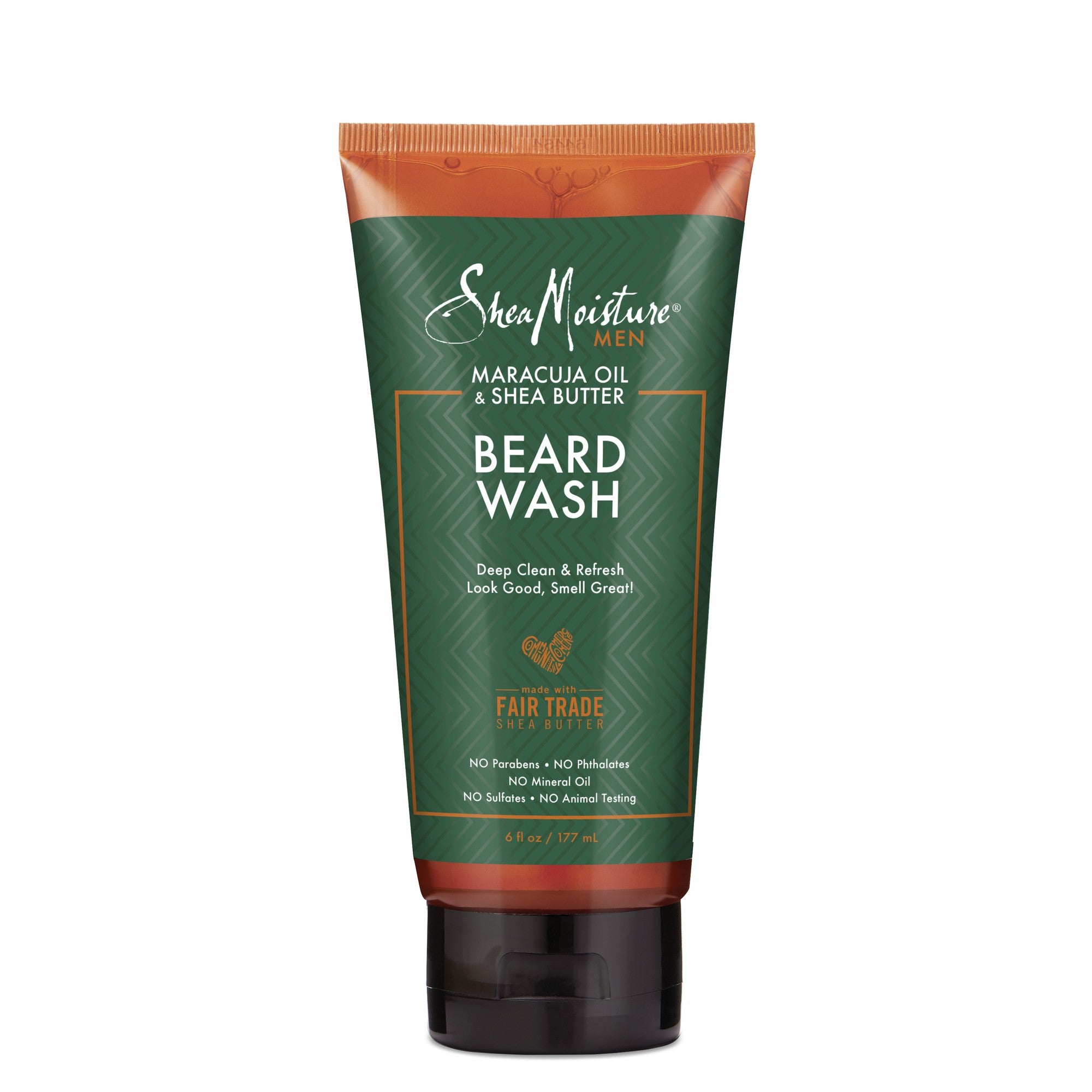 SheaMoisture Men Beard Wash 6 Oz Maracuja Oil & Shea Butter
