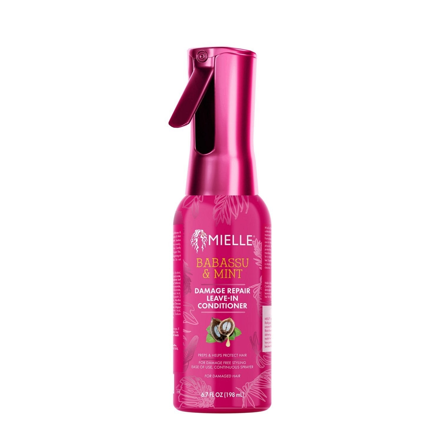 Mielle Babassu Oil & Mint Leave-in Conditioner, 6.7 OZ