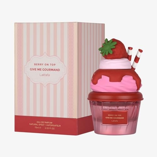 Lattafa Give Me Gourmand Berry on Top by Lattafa EAU DE PARFUM SPRAY 2.5 OZ for WOMEN