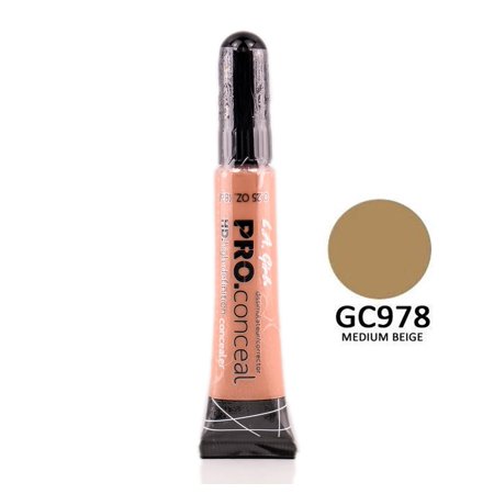 L.A. Girl Pro Conceal HD Concealer, Medium Beige, 0.25 oz