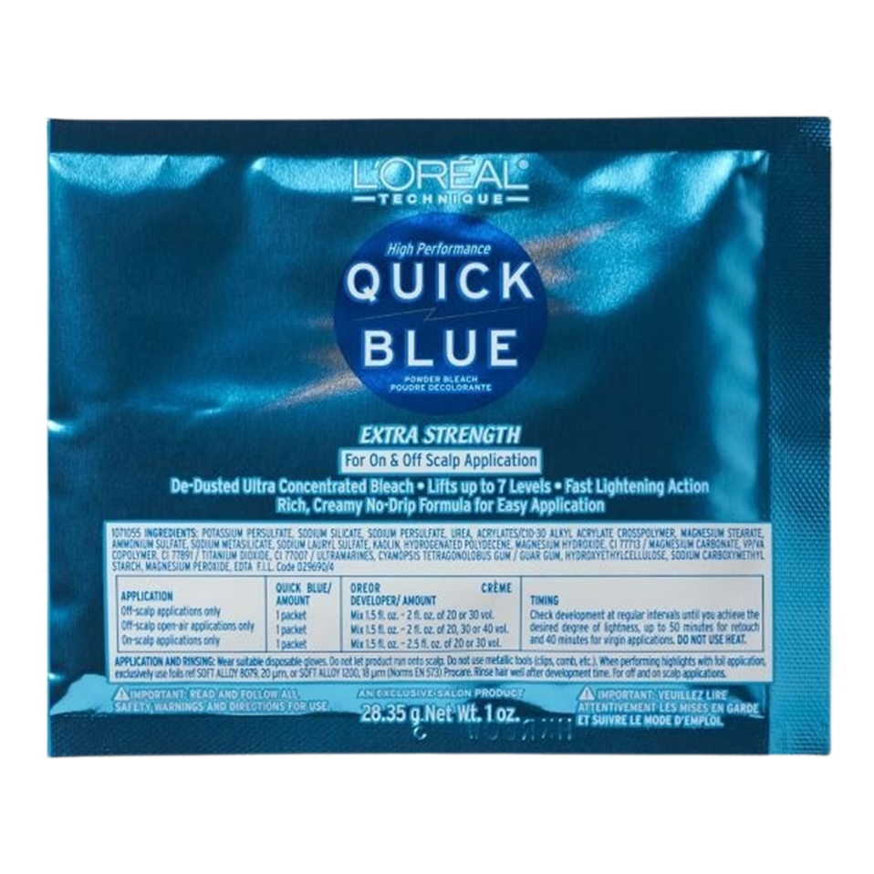 L'Oréal Paris Quick Blue Powder Lightener, Large 1 Oz