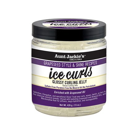 Aunt Jackie's Ice Curls Curling Jelly 15 Oz Grapeseed