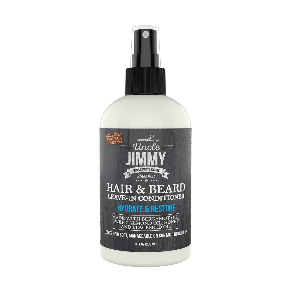 Uncle Jimmy Hair & Beard Leave-In Conditioner 8 Oz