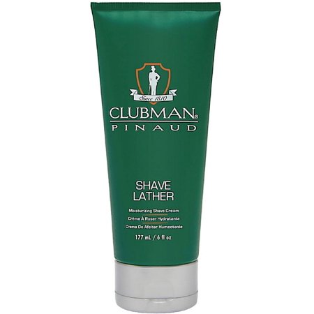 Clubman Pinaud Shave Lather Moisturizing Cream, 6 Oz