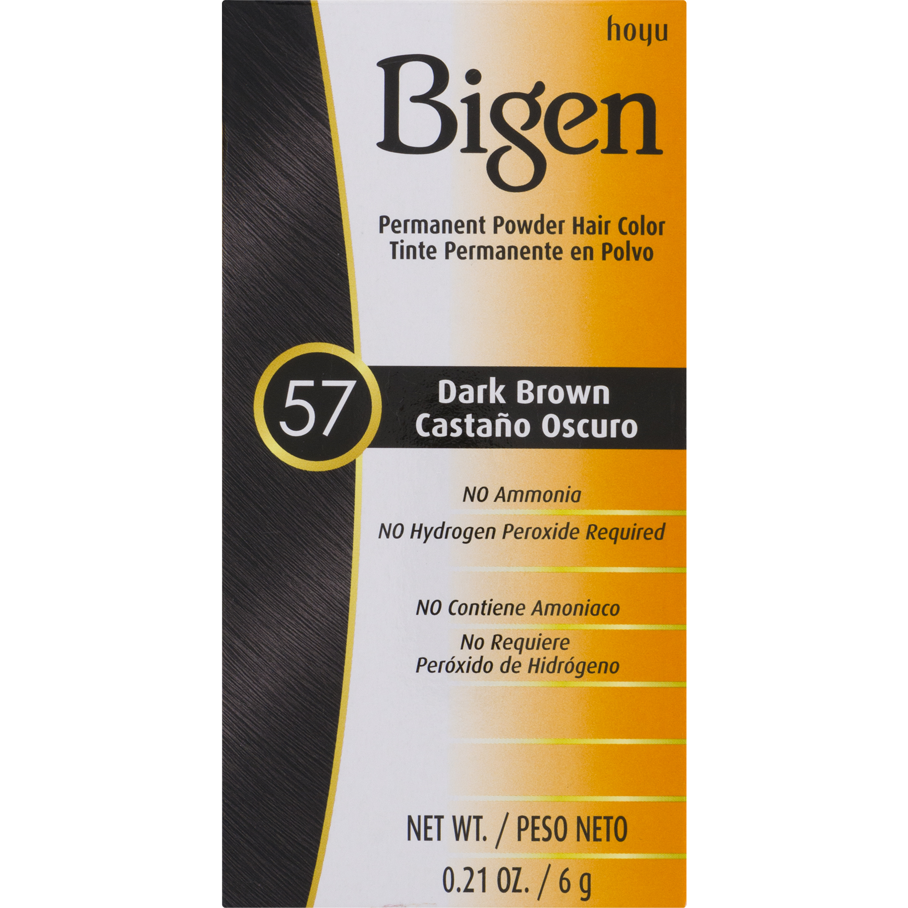 Bigen Permanent Powder Hair Color 57 Dark Brown