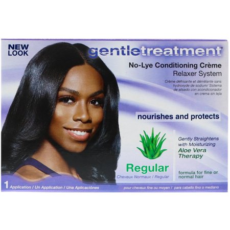 JOHNSON PROD Gentle Treatment No-Lye Relaxer System Regular