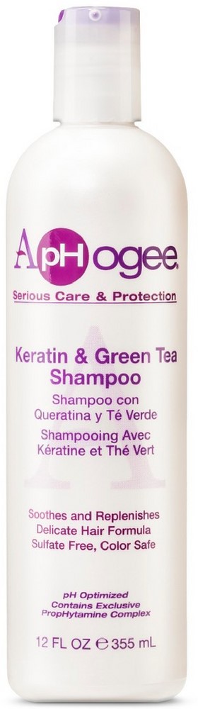 Aphogee Keratin & Green Tea Shampoo, 12oz