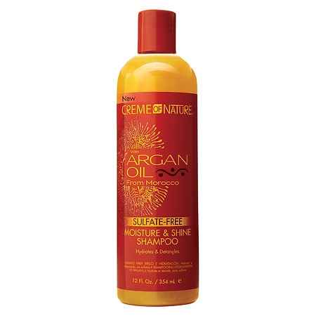 Creme Of Nature Argan Oil Shampoo, Moisture & Shine, 12 OZ