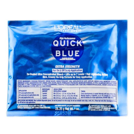 L'Oréal Paris Quick Blue Powder Lightener, Large 1 Oz