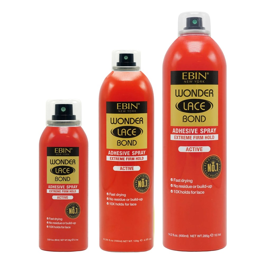 EBIN NEW YORK Wonder Lace Wig Bond Spray Active 2.7oz