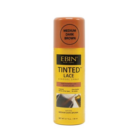 EBIN NEW YORK Tinted Lace Aerosol Spray Medium Dark Brown