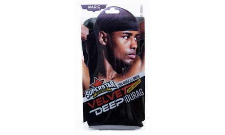 Groupon Velvet Deep Wave Durag Orange One Size