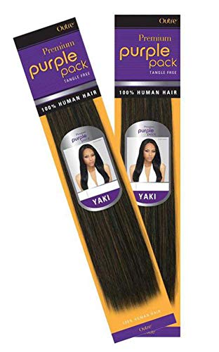 Outre Purple Pack Yaki 10" Human Hair Weave, #4