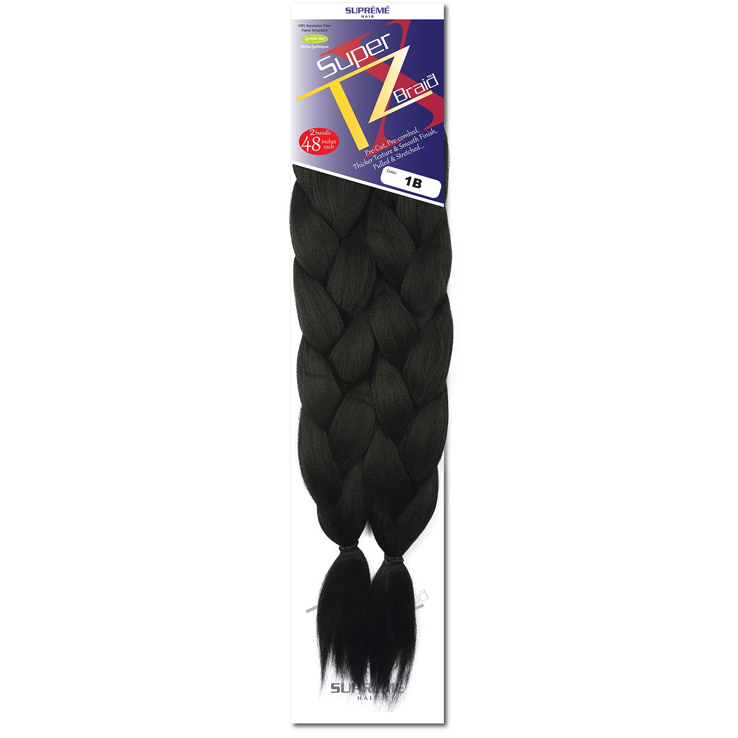 Supreme Hair Super XTZ Braid Off Black - One Size