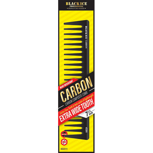 Black Ice Extra Wide Tooth Comb 7 1/2 Inch