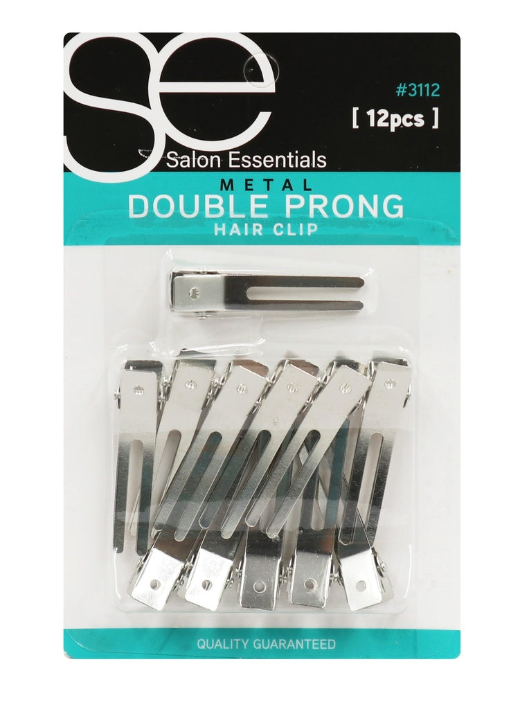 Pinaud Magic Collection 12pcs Double Prong Clip