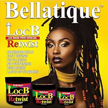 BELLATIQUE Retwist Edge Gel 1 Oz Pack of 1 High Shine