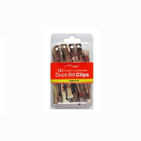 MAGIC COLLECTION - 12 Duck Bill Clips Count