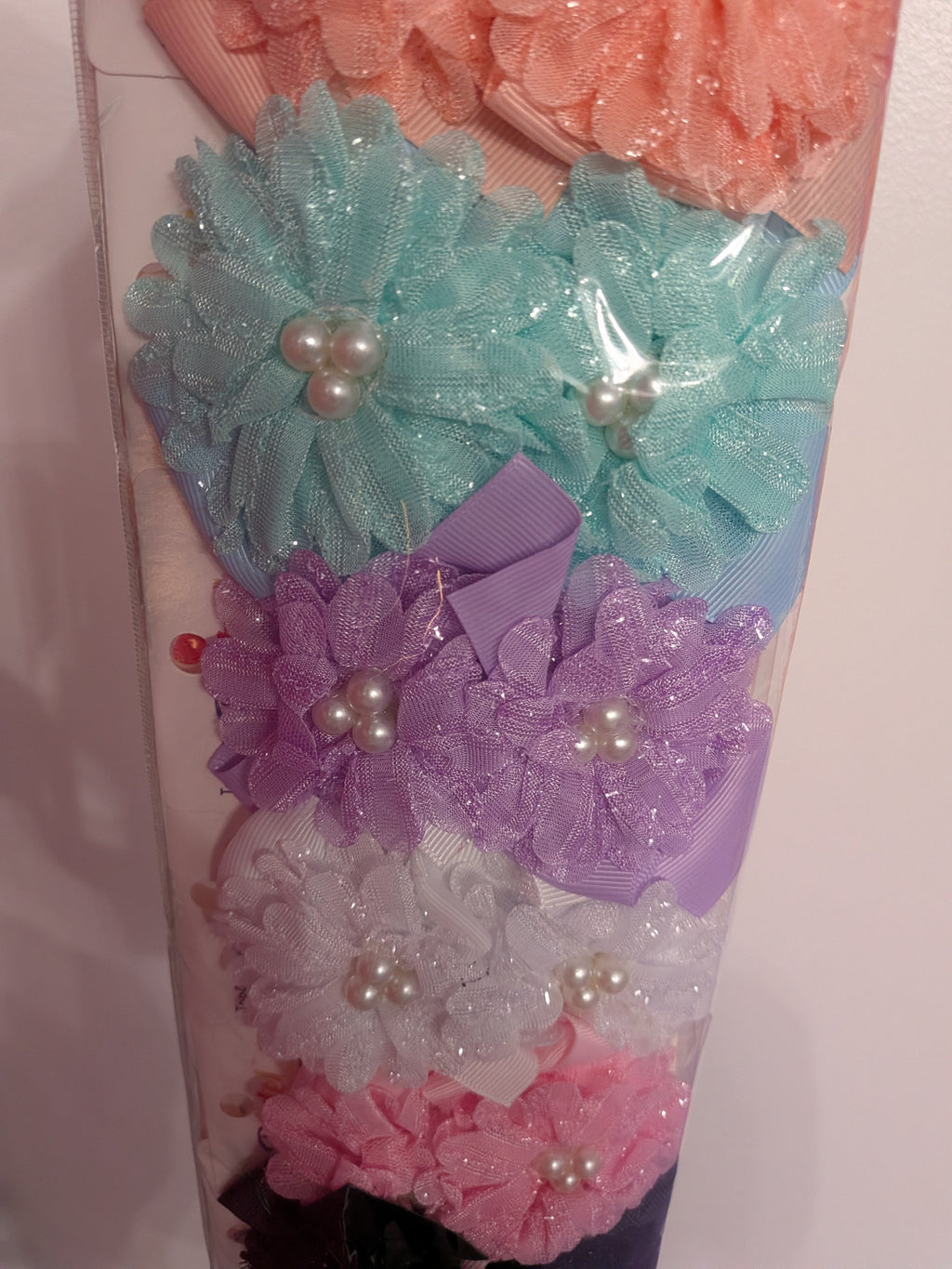 Flower Hair Clips Set