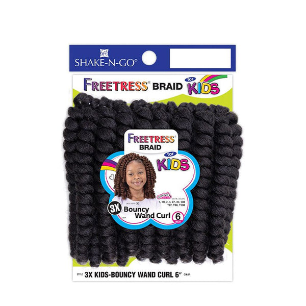 3x Kids-Bouncy Wand Curl 6 - Freetress