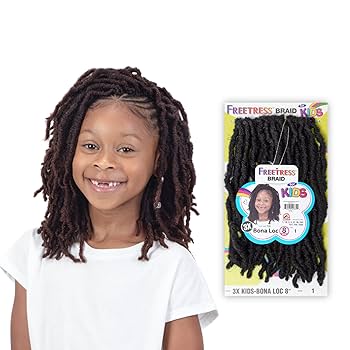3x Kids Bona Loc 8 Hair Extensions