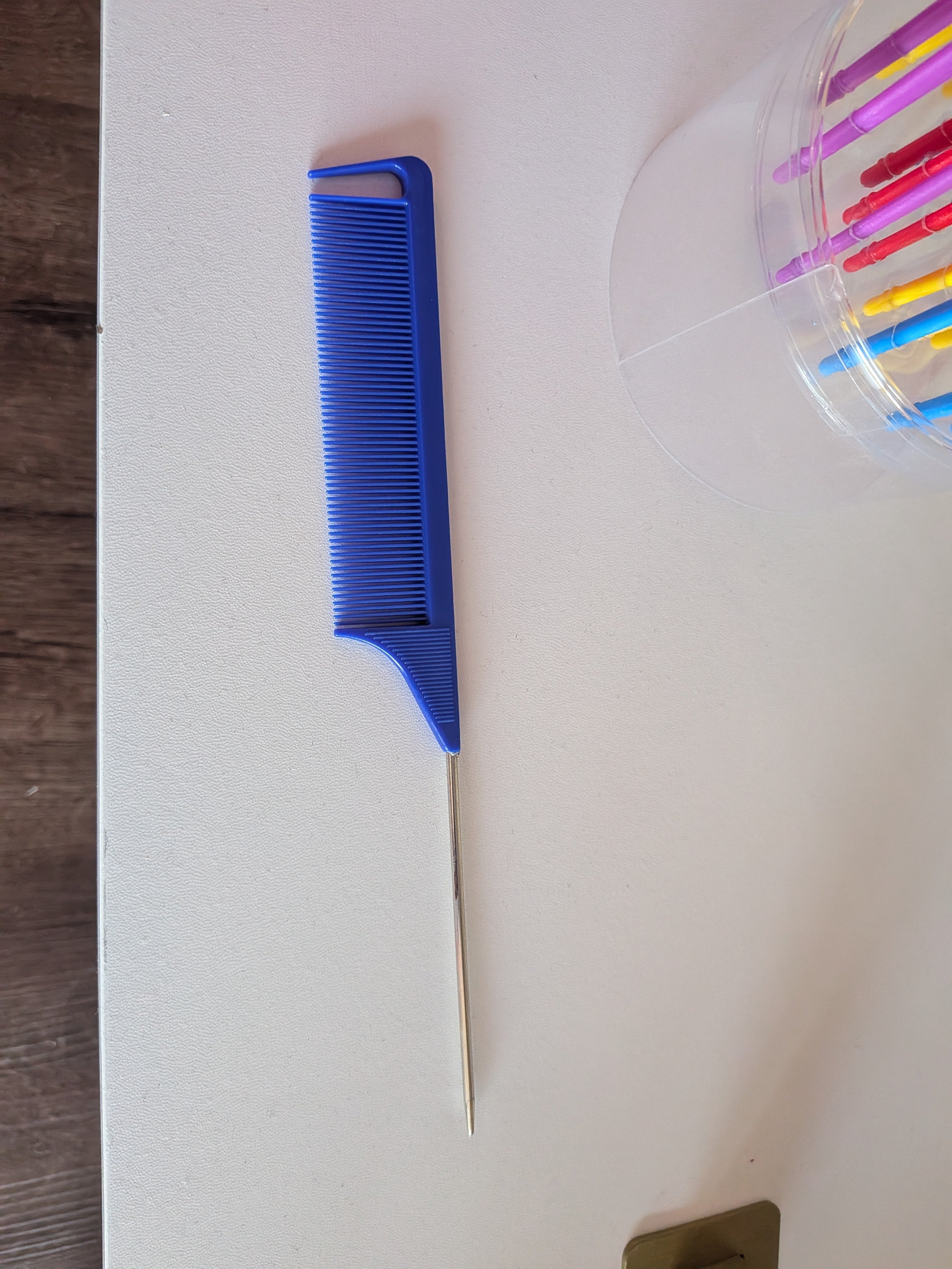 Blue Rat Tail Comb