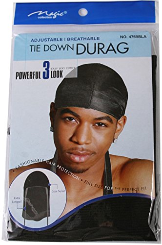 DDI Durag Cool Nylon Black