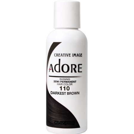 Creative Image Adore Shine SemiPermanent Color 110 Darkest Brown 118ml