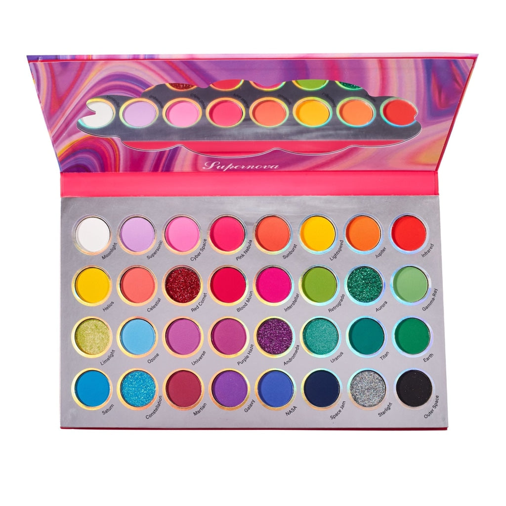 Romantic Beauty Supernova 32-Color Eyeshadow Palette
