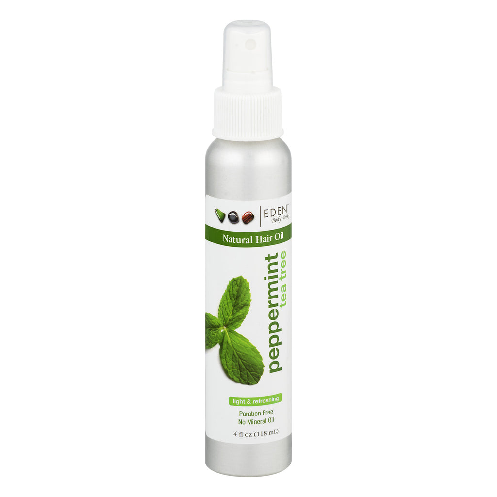 EDEN BodyWorks Peppermint Tea Tree Hair Oil, 4 Oz