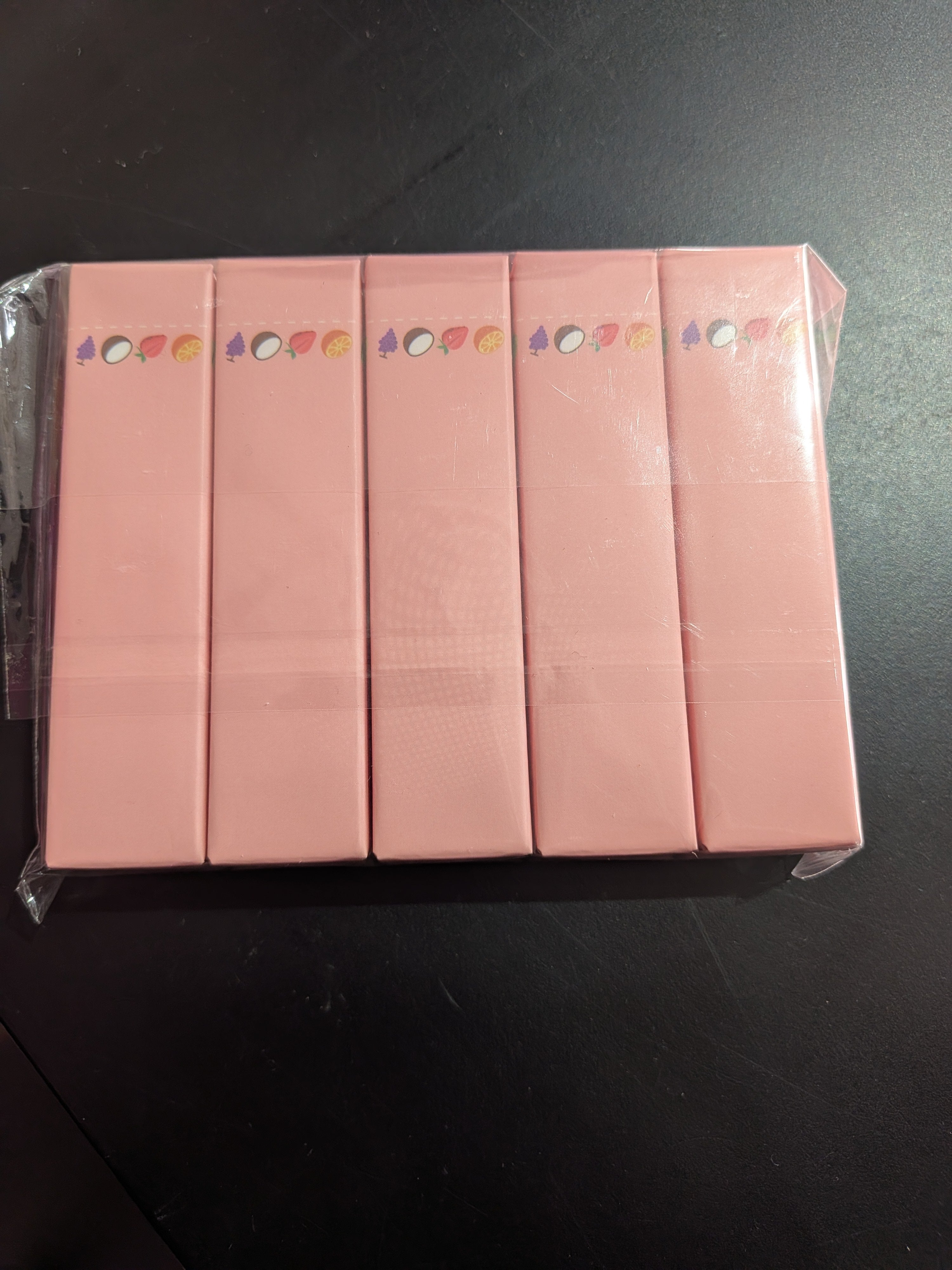 Mini Fruit-Scented Eraser Set