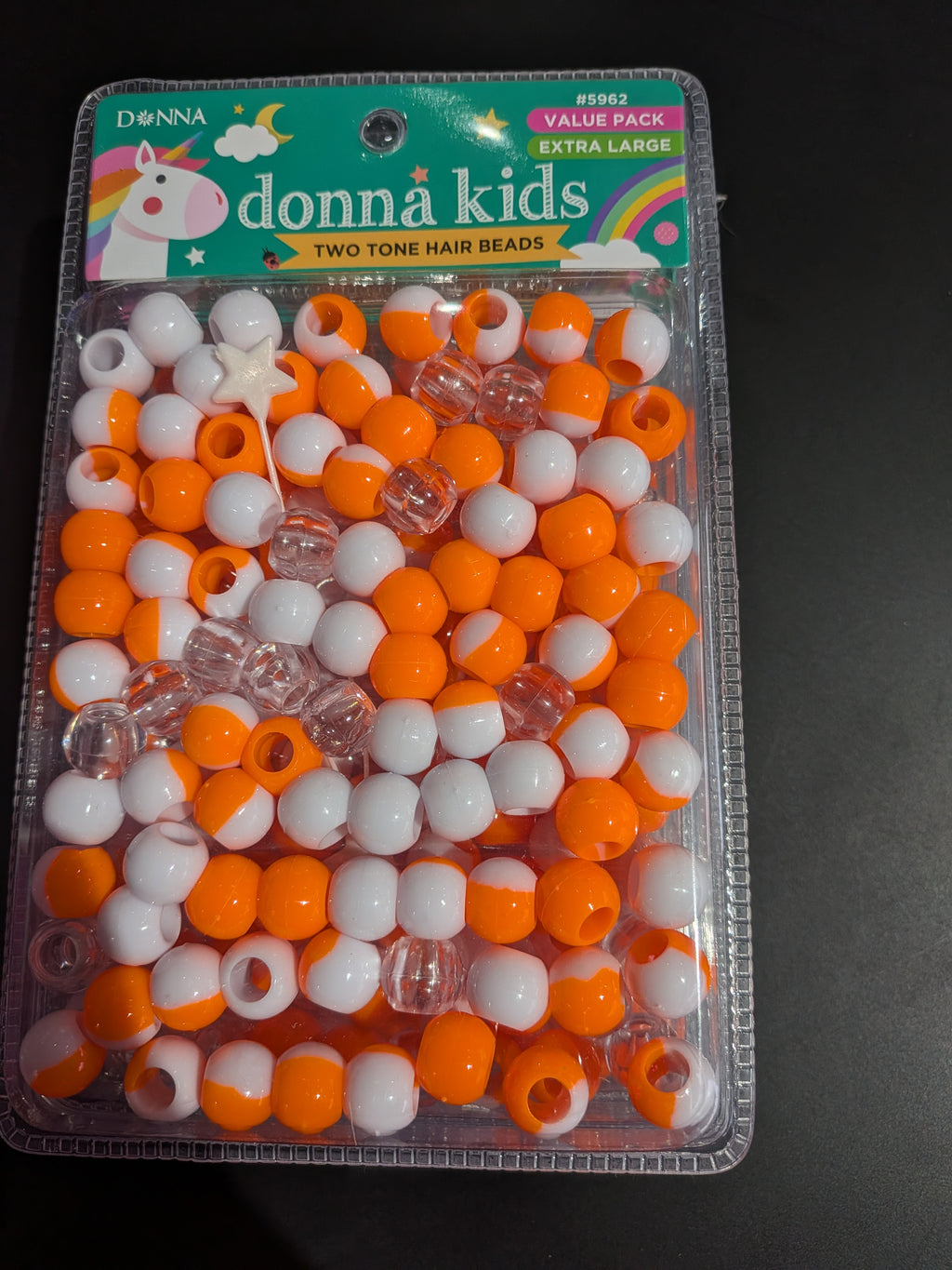 Donna Kids Two Tone Hair Beads