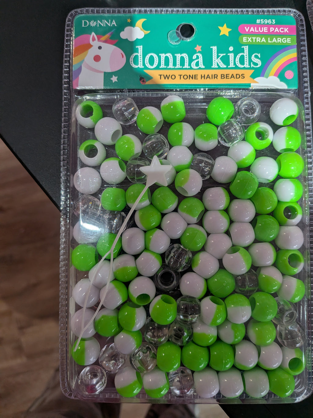 Donna Kids Two Tone Hair Beads
