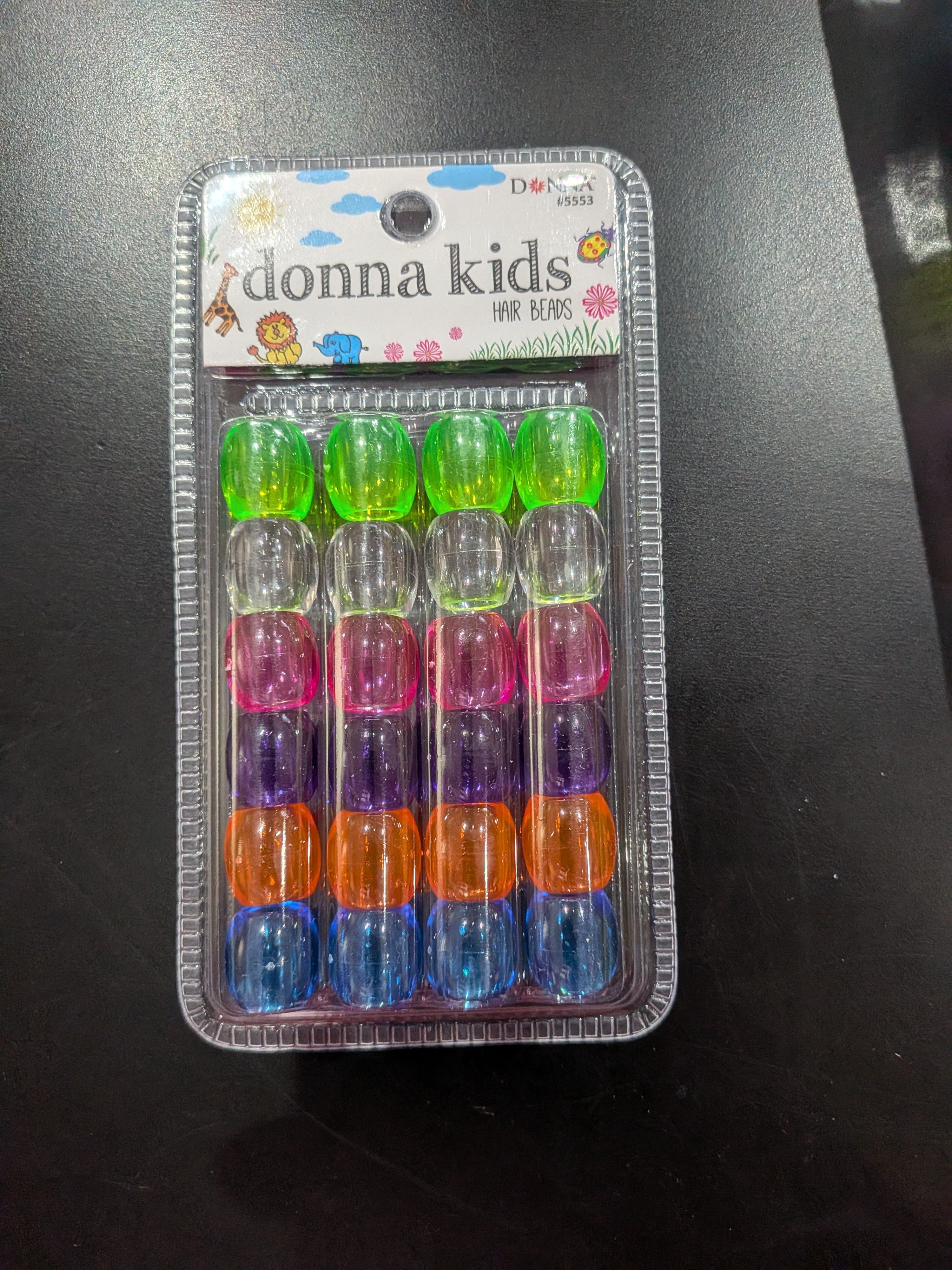 Donna Kids Colorful Hair Beads