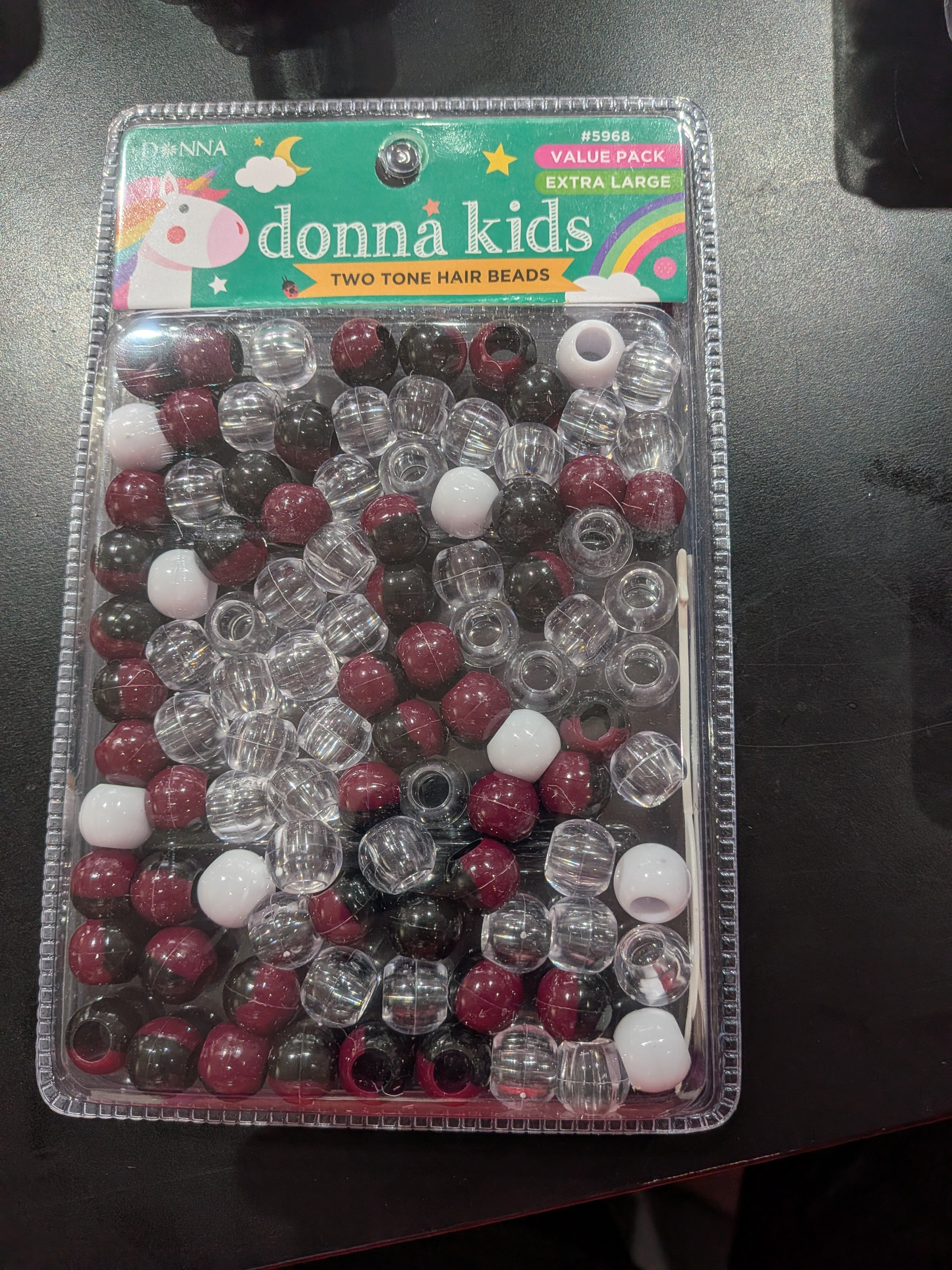 Donna Kids Two Tone Hair Beads